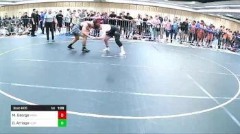 165 lbs Round Of 128 - Micah George, Wasatch WC vs Daniel Arriaga, Hesperia HS