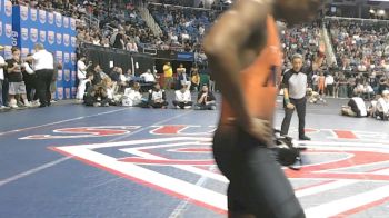 7A 132 lbs Semifinal - Mac Johnson, Cape Fear vs Kenneth Braxton, New Hanover