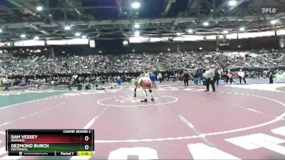 113 lbs Champ. Round 2 - Sam Vessey, Redmond vs Dezmond Burch, Centennial