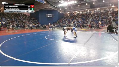 126 lbs Champ. Round 2 - Jack Famularo, Easton Area Hs vs Augie Szamreta, Warren Hills