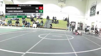 165 lbs Champ. Round 1 - Luke Desando, Palomar vs Brandon Men, Victor Valley