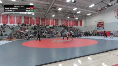 165 lbs Cons. Round 2 - Devin Gonzalez, Pagosa Springs vs Jaxen Mills, Meeker