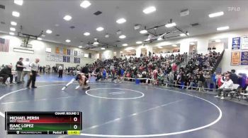 132 lbs Champ. Round 2 - Michael Persh, West Torrance vs Isaac Lopez, Redlands