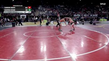 138 lbs Cons. Round 1 - Carson Smith, Hillcrest vs Harper Stone, Buhl