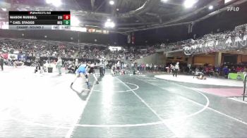 138 lbs Champ. Round 2 - Mason Russell, Othello vs Cael Staggs, McQueen Nevada