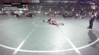 145 lbs Semifinal - Eli Glover, Orchard South WC vs Thomas McDonald, Mt. Olive