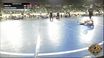 112 lbs Consi Of 4 - Joseph Pennington, Chickasha Youth Wrestling vs Cordeus Wahl, Bristow Elementary Wrestling Club