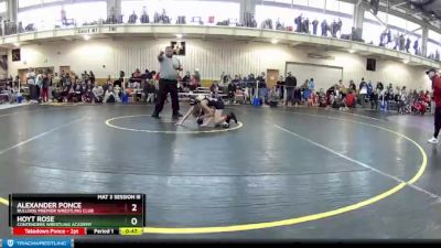 78 lbs Semifinal - Alexander Ponce, Bulldog Premier Wrestling Club vs Hoyt Rose, Contenders Wrestling Academy