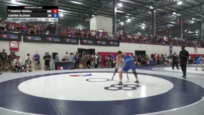 125 kg Champ. Rd Of 32 - Joshua Terrill, Michigan Wrestling Club vs Carter Blough, Laker Wrestling Club