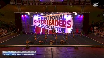 Cheer Town USA - Code Black [2026 L5 Senior Coed - D2 Day 1] 2026 NCA San Marcos Classic