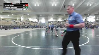 75 lbs Cons. Semi - Charlie Masters, Williamson Co Wrestling Club vs Syler Sayne, Halls Wrestling