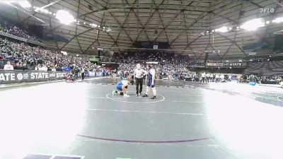 Boys 3A 285 lbs Champ. Round 1 - Uri Younker, Bellevue vs Braylon Pope, Liberty (Issaquah)