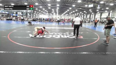 132 lbs Rr Rnd 3 - Matt Mayr, 84 Athletes Red - HSB vs Owen Fol, North Hunterdon - HSB