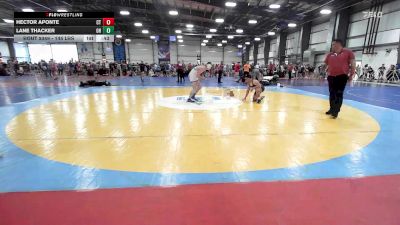 145 lbs Consi Of 32 #2 - Hector Aponte, CT vs Lane Thacker, OH