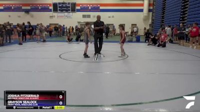 70 lbs Cons. Round 1 - Joshua Fitzgerald, Red Pride Wrestling Academy vs Grayson Sealock, Front Royal Wrestling Club