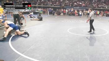 D 1 150 lbs Quarterfinal - Christopher Stricker, Jesuit vs Bruce Bletz, Airline