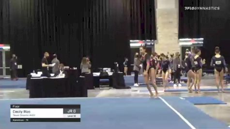 Cecily Rizo - Floor, Texas Dreams #451 - 2021 USA Gymnastics Development Program National Championships