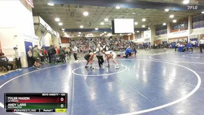 126 lbs Cons. Round 1 - Tyler Mason, La Mirada vs Andy Laris, Westminster