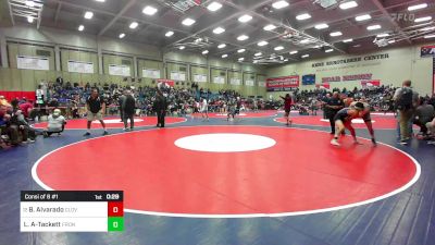 134 lbs Consi Of 8 #1 - Benny Alvarado, Clovis East vs Luie Acosta-Tackett, Frontier