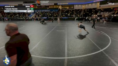 113 lbs Champ. Round 1 - Drake Pelton, Waukee vs Hogan Rice, Woodstock (Marian)