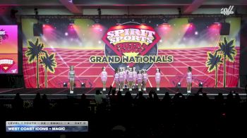 West Coast Icons - Magic [2026 L1 Youth - D2 - Small - A Day 3] 2026 Spirit Sports Grand Nationals