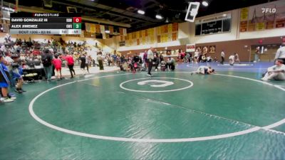 82/86 Round 3 - Alex Jimenez, Granite Wrestling Club vs David Gonzalez Iii, Rancho Bernardo WC