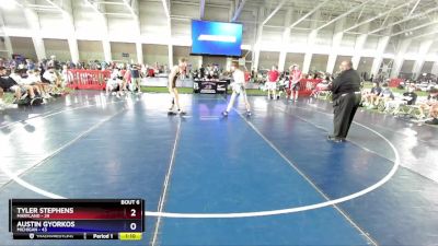 144 lbs Semis & 1st Wrestleback (8 Team) - Tyler Stephens, Maryland vs Austin Gyorkos, Michigan