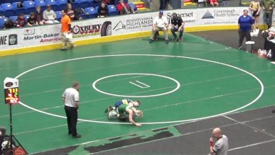 110 lbs Consi Of 32 #2 - Micheal Stillwell, Springfield Delco vs Luke Striner, Connellsville
