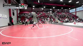 130 lbs 3rd Place Match - Lexie Cloer, Bentonville West High School vs Montana Marzullo, MARLOW