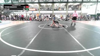 86-96 lbs Round 3 - Ryken Hedgpeth, Palmyra High School vs Levi Lee, Rise Wrestling Academy
