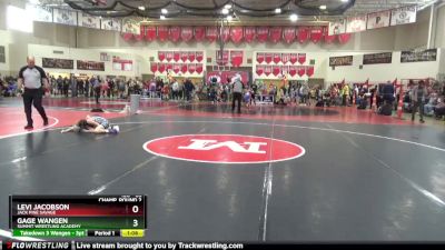 85 lbs Champ. Round 2 - Levi Jacobson, Jack Pine Savage vs Gage Wangen, Summit Wrestling Academy