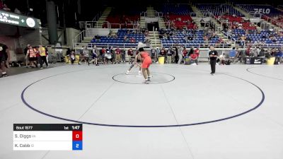 165 lbs Cons 64 #1 - Samuel Diggs, VA vs Kash Cobb, ID