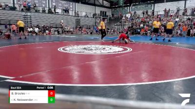 87-96 lbs Cons. Round 2 - Keynu Neiswender, Palmyra Youth Wrestling Club vs Brayden Broyles, Combative Sports