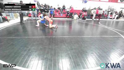 91 lbs Rr Rnd 3 - Kimberly Emmons, Grove Takedown Club vs Sophia Whitenack, Tiger Trained Wrestling