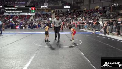 49 lbs Champ. Round 1 - Kemp Taylor, Greater Heights vs Conner Augustine, CKSY Lions