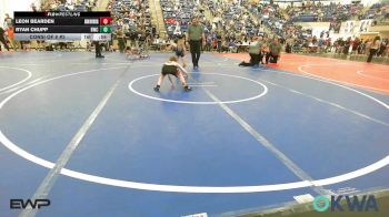 60 lbs Consi Of 8 #2 - Leon Bearden, Skiatook Youth Wrestling vs Ryan Chupp, Bartlesville Wrestling Club
