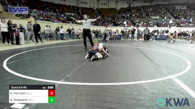 Consi Of 8 #2 - Kash Harrison, Tecumseh Youth Wrestling vs Bradford Sheppard, Noble Takedown Club