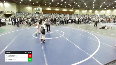 77 lbs Final - Riot Vallotton, Run To Danger vs Tyler Tuttle, Nevada Elite WC