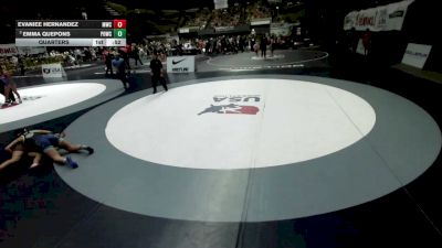 135 lbs Quarters - Emma Quepons, Pounders WC vs Evaniee Hernandez, Madera Wrestling Club