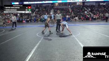 110 lbs Quarterfinal - Owen Morgan, Paola vs Bryer VanCampen, Scott City