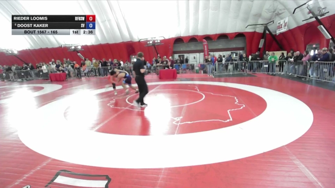 Riley Rabuck 165 lbs Champ. Round 2 - Rieder Loomis, River Falls High School ...