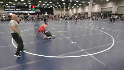 132 lbs Champ. Rd Of 64 - Roberto De Jesus, Lake Gibson High School Wrestling vs Jace Davis, Shelton Wrestling Academy