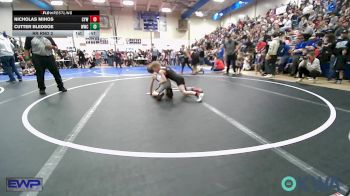60 lbs Rr Rnd 2 - Nicholas Mihos, Coweta Tiger Wrestling vs Cutter Bledsoe, Woodland Wrestling Club