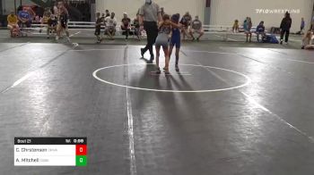 57 lbs Quarterfinal - Cadence Chrstensen, Okwa vs Akeela Mitchell, Cuba