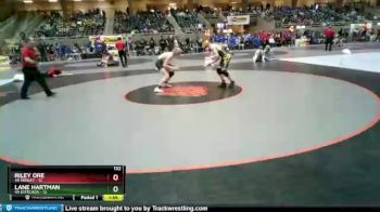 132 lbs Finals (8 Team) - Riley Ore, 4A Henley vs Lane Hartman, 4A Estacada