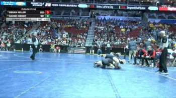 2A-165 lbs Champ. Round 2 - Kahne Kibruz, Winterset vs Degan Miller, Greene County