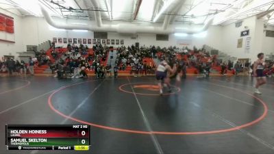 165 lbs Semifinal - Holden Hoiness, Laurel vs Samuel Skelton, Thermopolis