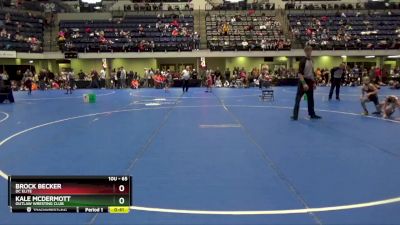 65 lbs Quarterfinal - Brock Becker, DC Elite vs Kale McDermott, Outlaw Wresting Club