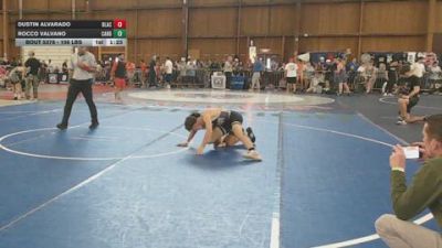 106 lbs Quarterfinal - Rocco Valvano, Cardani Wrestling Academy vs Dustin Alvarado, Black Fox Wrestling Academy