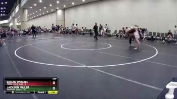 220 lbs Quarters & Wb (16 Team) - Logan Wenzel, Terre Haute Blue vs Jackson Miller, Montana Sidney
